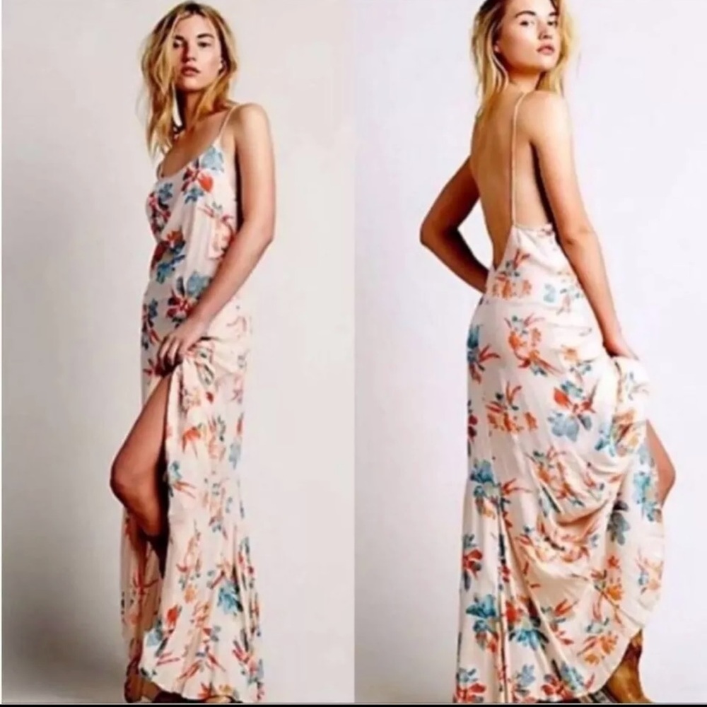 Free People low back sexy maxi dress sundress